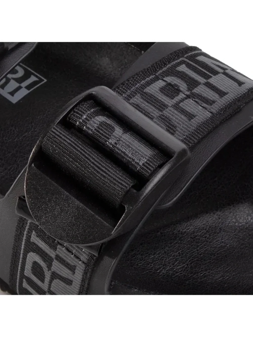 Napapijri Crick BIRKENSTOCK arizona Style Slides Sandals Black Adjustable 9.5 9